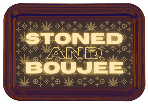 Stoned and Boujee Rolling Tray